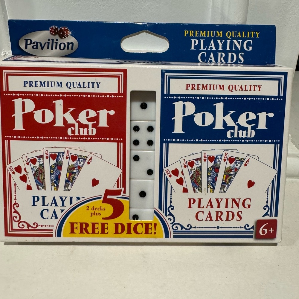 Pavilion Poker Club playing cards NEW